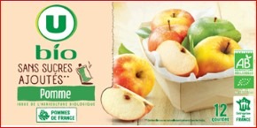 Gourdes Pomme sans sucres ajoutés 12x90g 